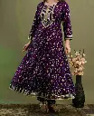 Printed Anarkali kurti