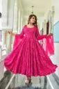 Bandhani anarkali set