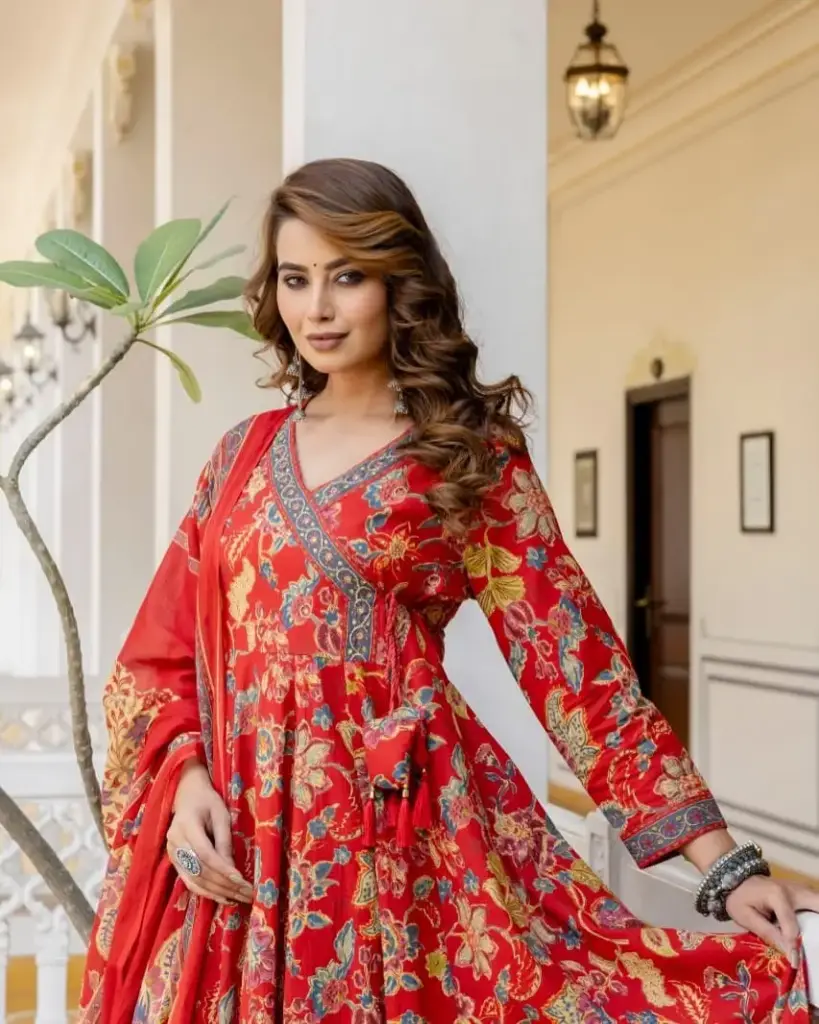 Printed kurti set