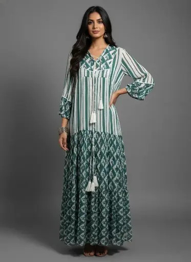 Tiered Maxi Dress