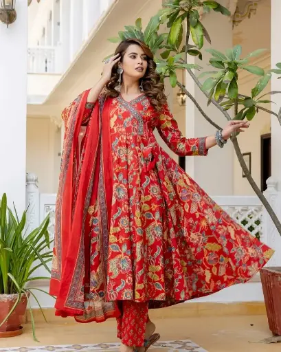 Printed kurti set